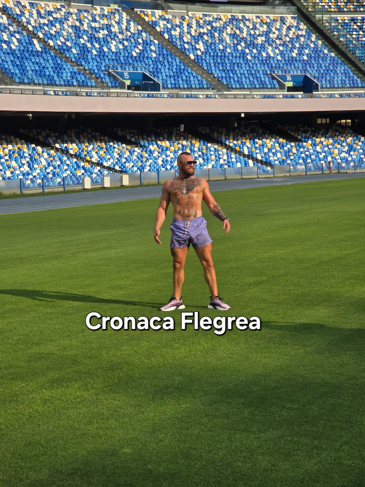 È McGregor-mania: giornata al Maradona, cena e allenamenti a Pozzuoli «E’ innamorato della nostra città» – LE FOTO