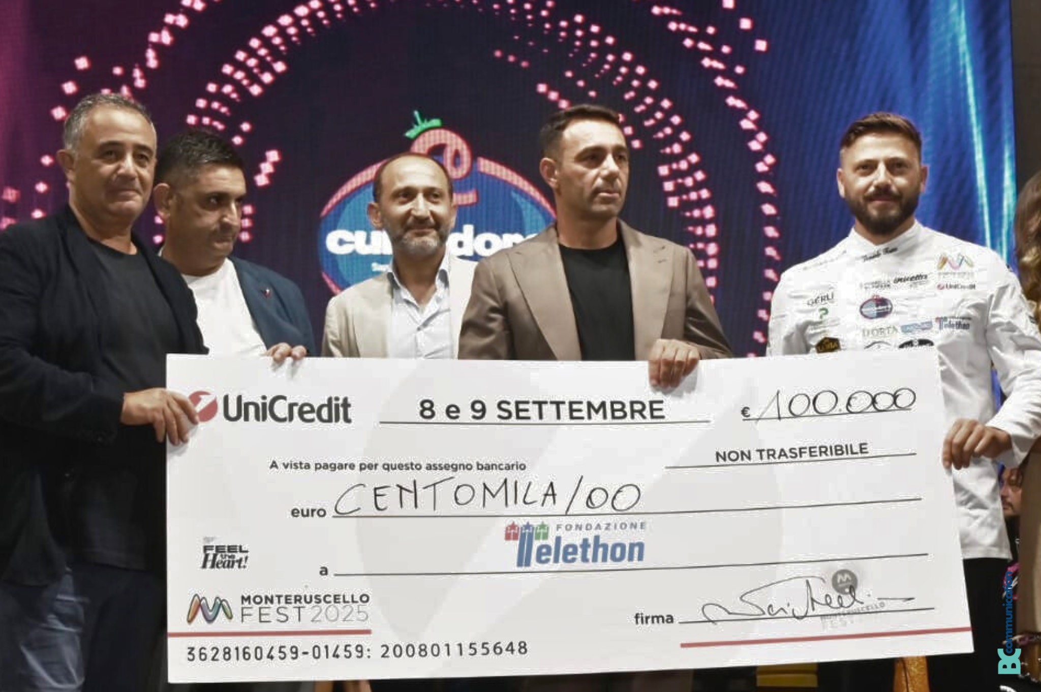 Solidarietà record al Monteruscello Fest: raccolti 124mila euro per la ricerca scientifica