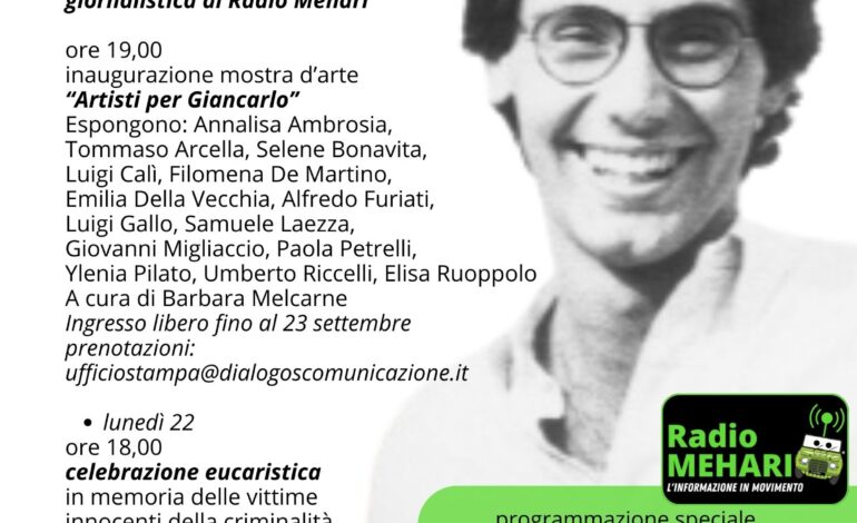 Casa Mehari per Giancarlo: 14 artisti espongono opere dedicate al giornalista