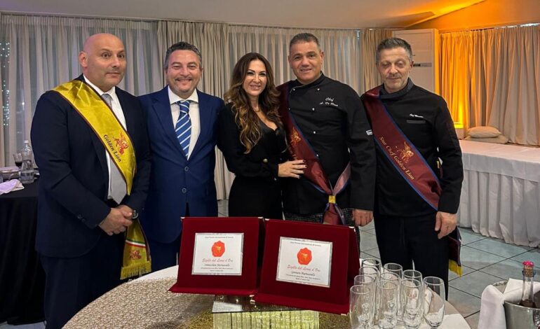 POZZUOLI/ A Gennaro e Imma Martusciello il premio “Sigillo del Leone d’Oro”