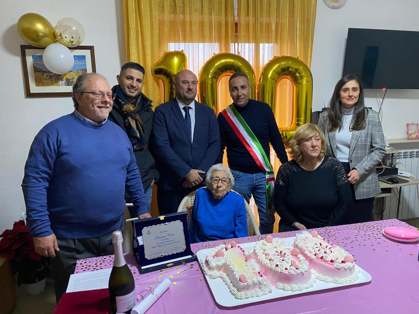 Nonna Francesca compie 100 anni: gli auguri del sindaco di Quarto