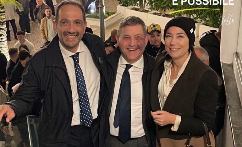 Da Bacoli al consiglio regionale: folla per Nello Savoia, leader di Fratelli d’Italia – LE FOTO