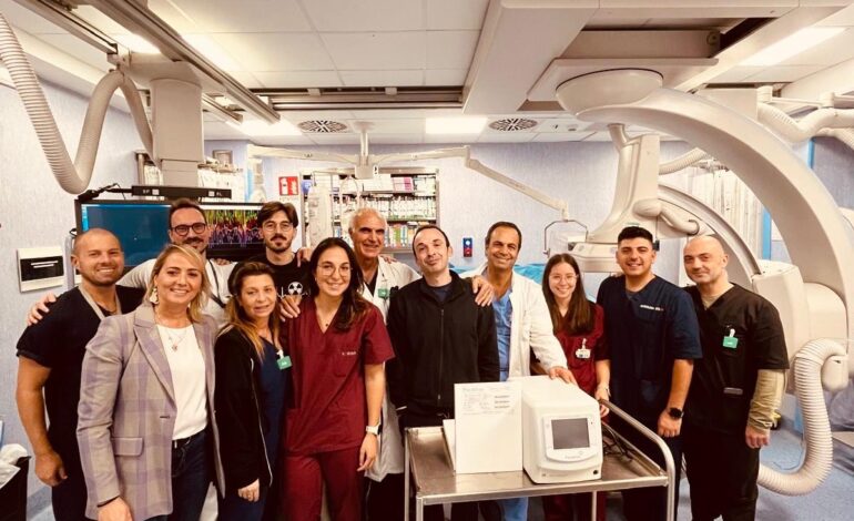 Pozzuoli primeggia in Cardiologia: eseguita al Santa Maria delle Grazie la prima denervazione renale