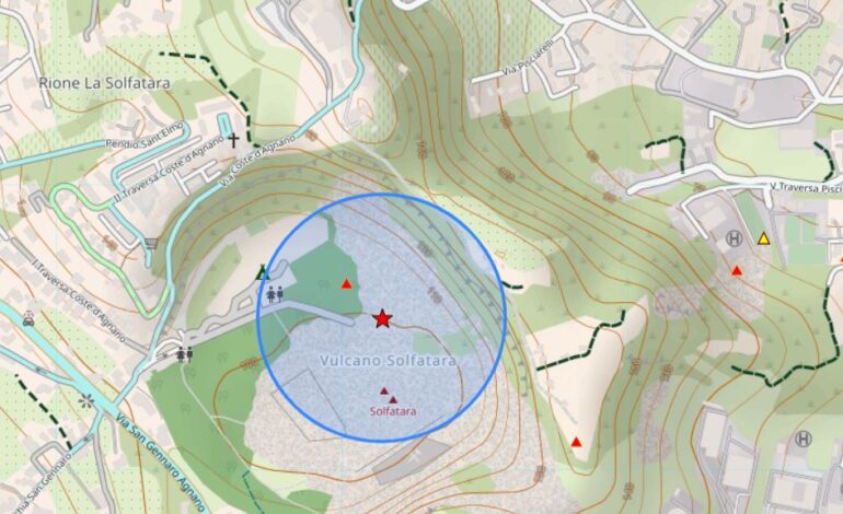 Sciame sismico a Pozzuoli, registrata scossa di magnitudo 3.3