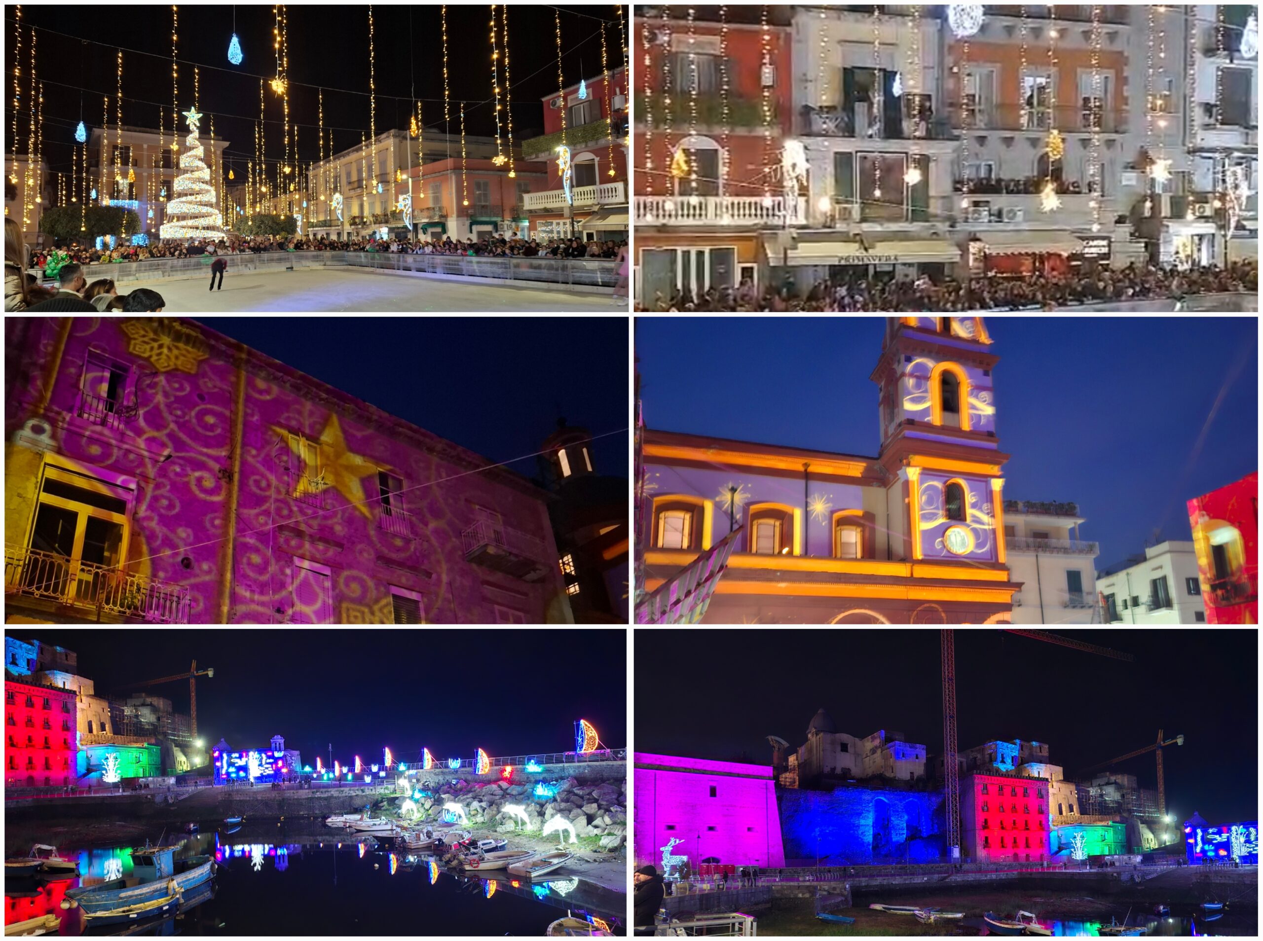 Luci e colori: il magico spettacolo delle luminarie a Pozzuoli – LE FOTO