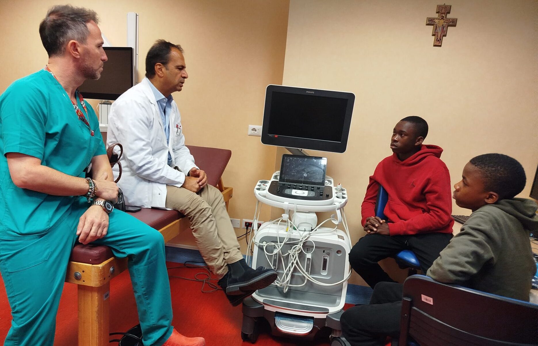 Giovani aspiranti cardiologi dall’Africa in visita all’ospedale di Pozzuoli