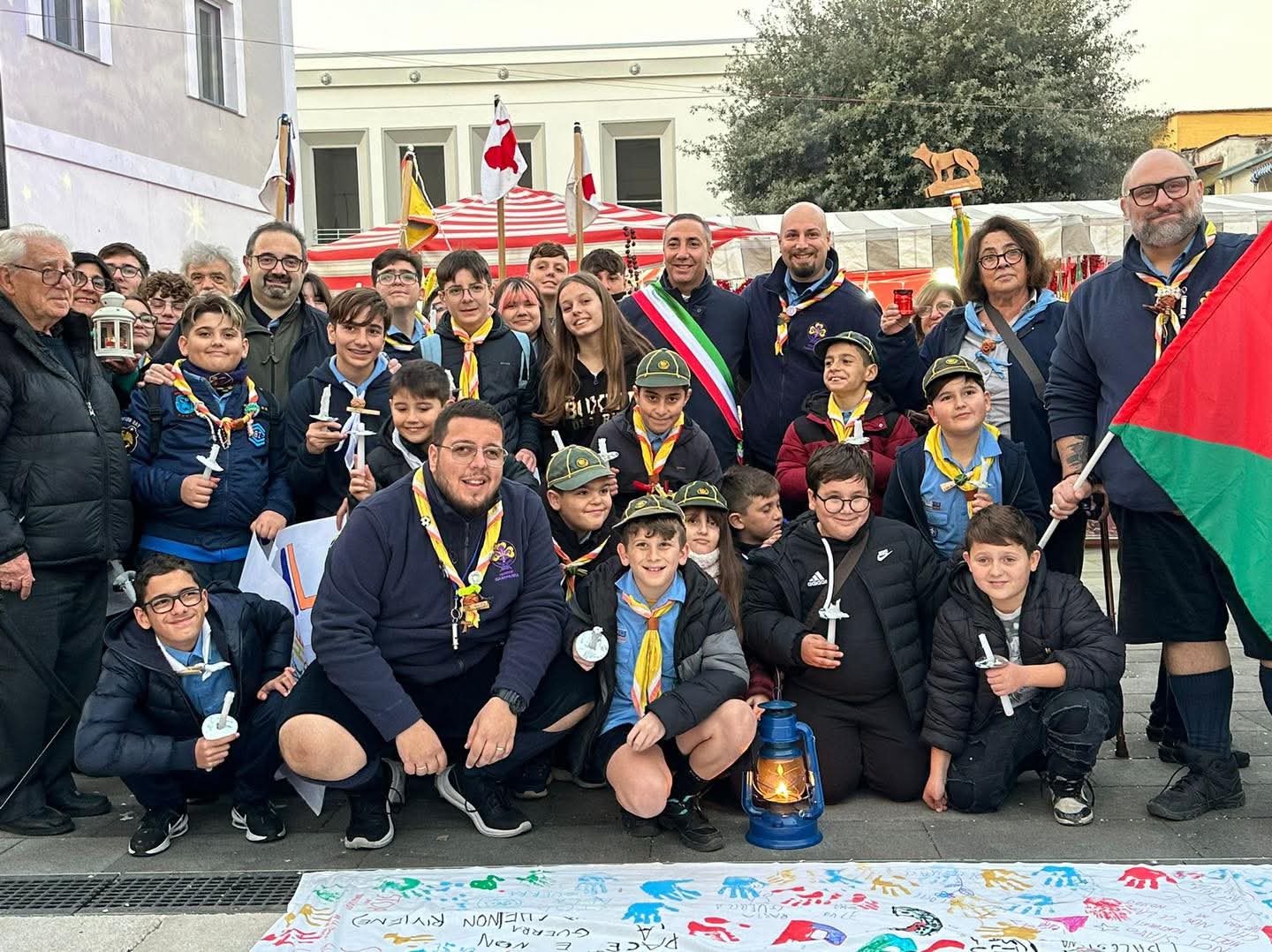Piccoli scout e istituzioni insieme a Quarto per la marcia della pace