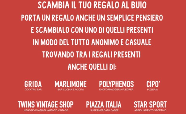 “Gift day” a Pozzuoli regali al buio: l’iniziativa al Factory