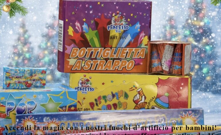 Festeggiamenti sicuri: a Pozzuoli giochi pirotecnici autozzati per bambini