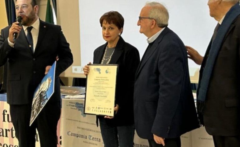 Successo per il premio giornalistico “Campania Terra Felix”