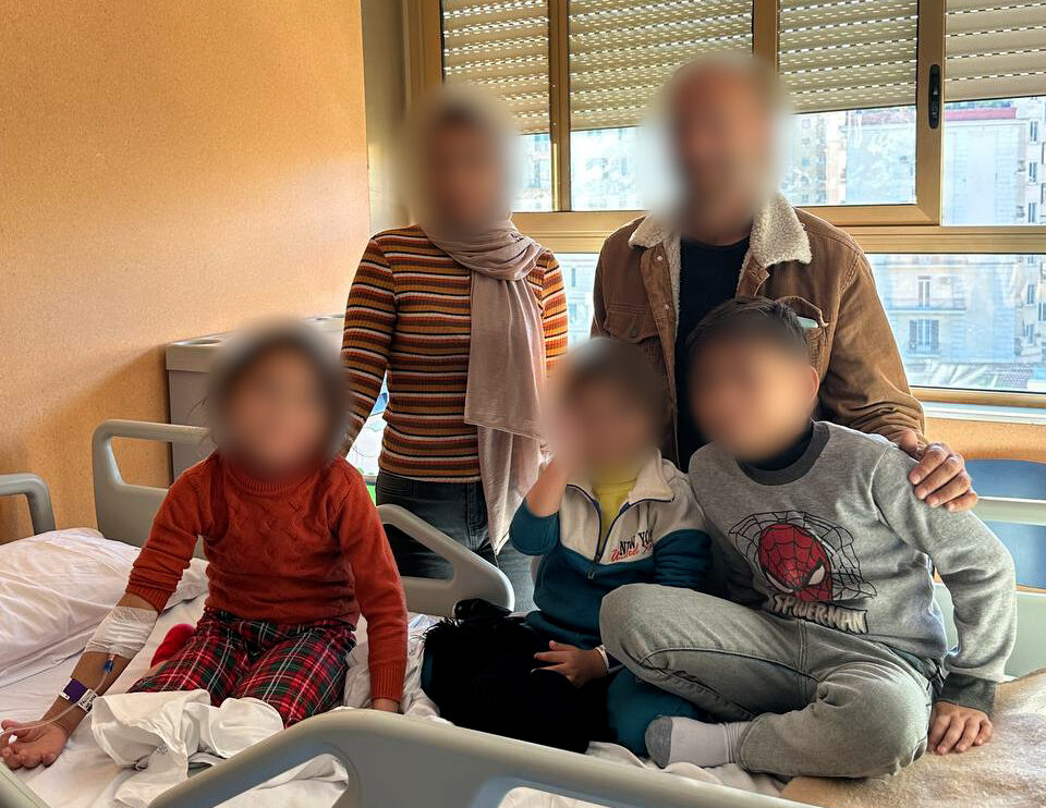 Da Gaza a Napoli: arrivata piccola paziente di 7 anni per curare ferite causate dai bombardamenti