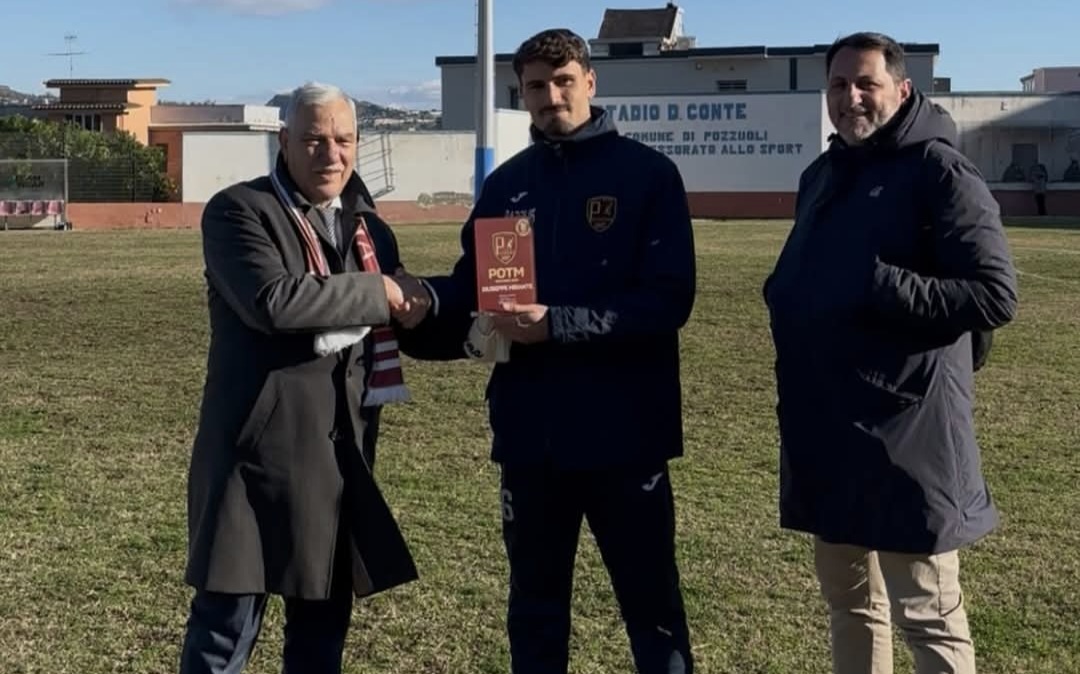 POZZUOLI/ La prima uscita di Andreozzi da assessore allo sport sul campo della Puteolana