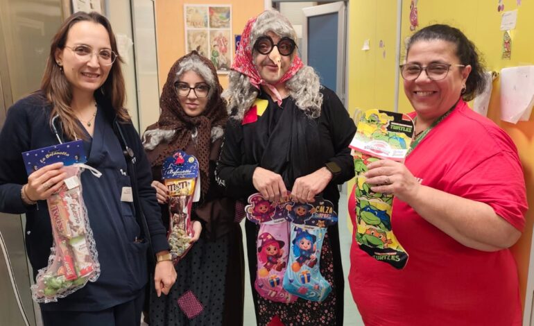 Befana in corsia all’ospedale di Pozzuoli