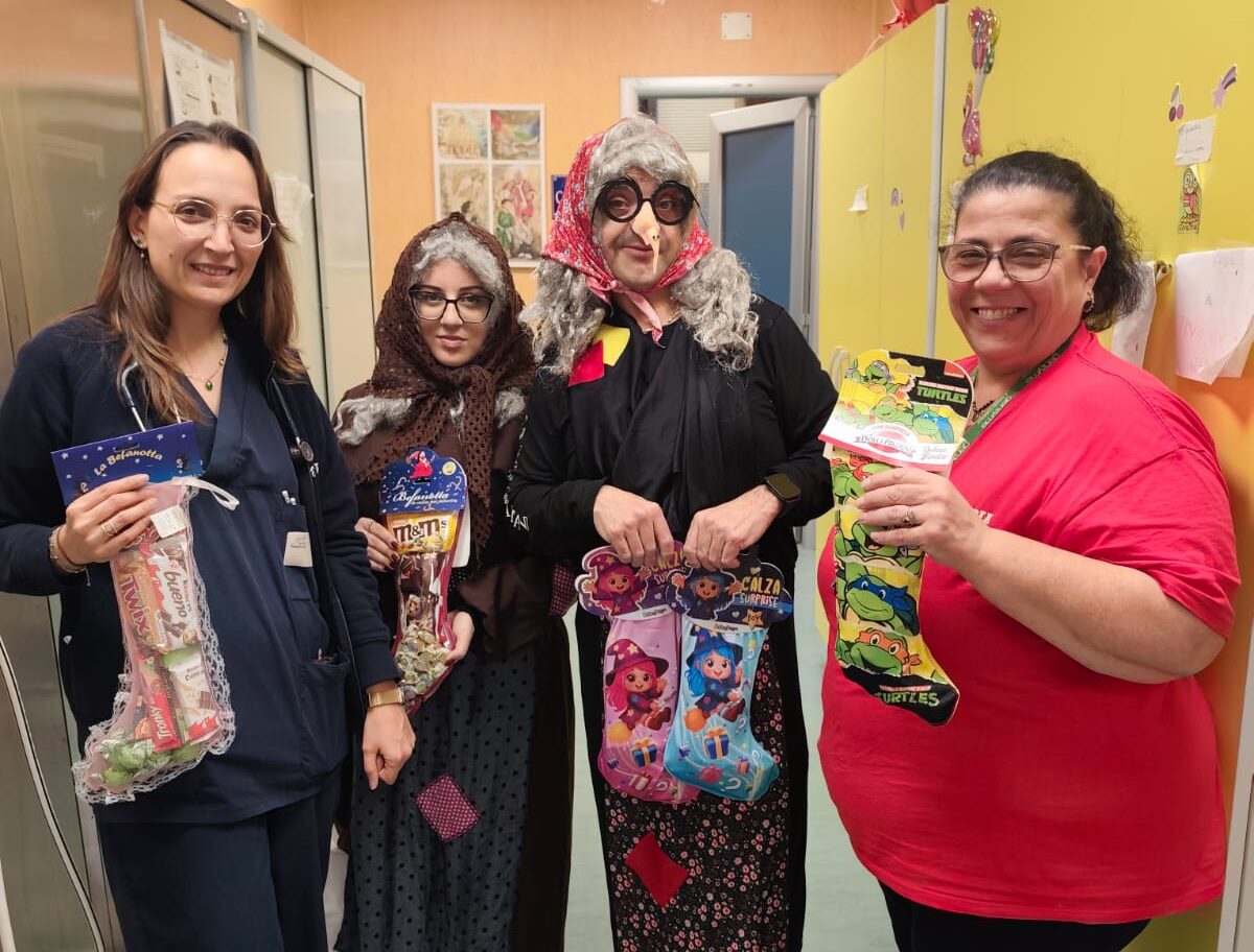 Befana in corsia all’ospedale di Pozzuoli