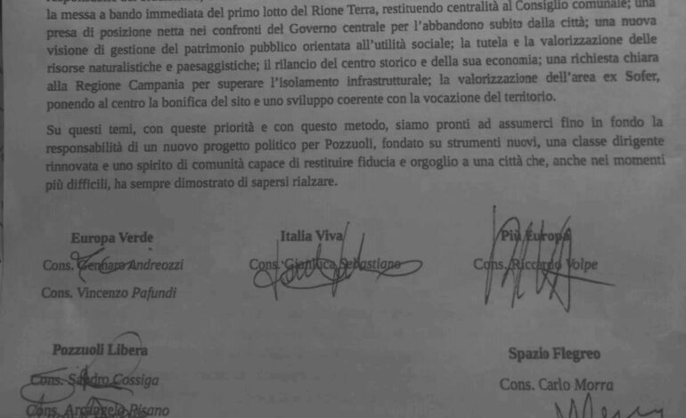 ESCLUSIVA/ Il documento dei “golpisti” contro Manzoni prima del voltagabbana di Andreozzi, Pafundi, Cossiga e Pisano