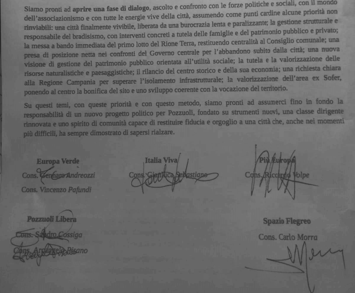 ESCLUSIVA/ Il documento dei “golpisti” contro Manzoni prima del voltagabbana di Andreozzi, Pafundi, Cossiga e Pisano
