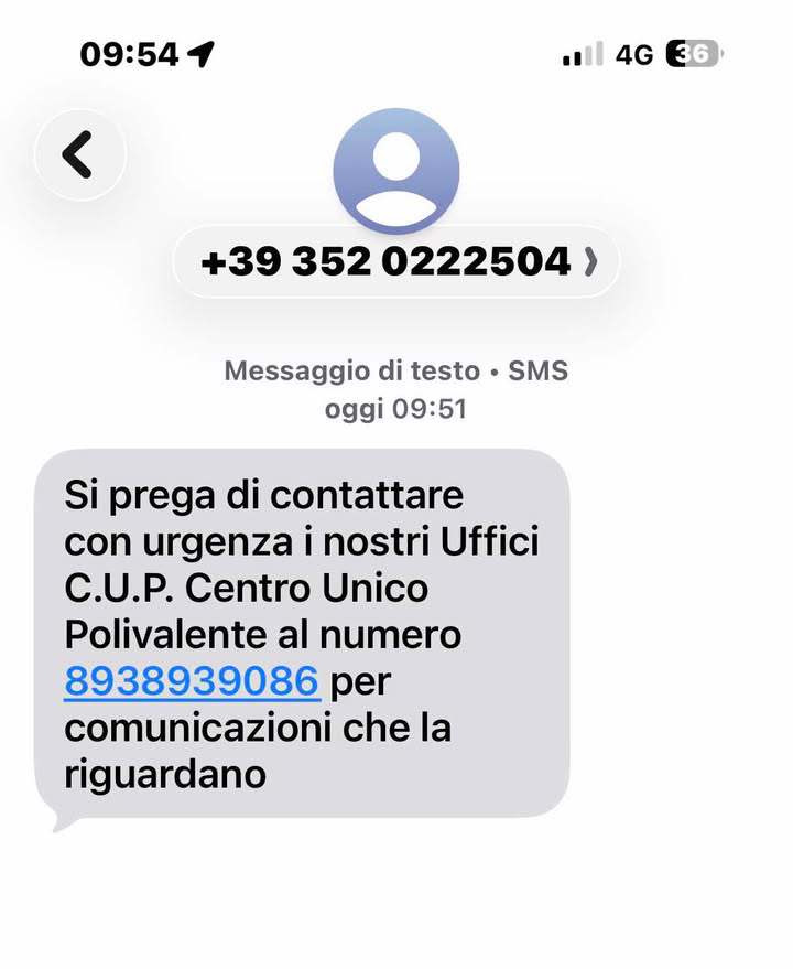 Truffe via SMS a nome del CUP, appello ai cittadini «Denunciare a Polizia e Carabinieri»