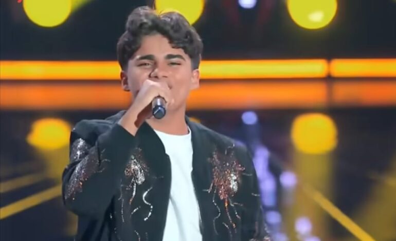 Il sogno del 13enne Andrea Ronga: da Pozzuoli alla finale di “The Voice”