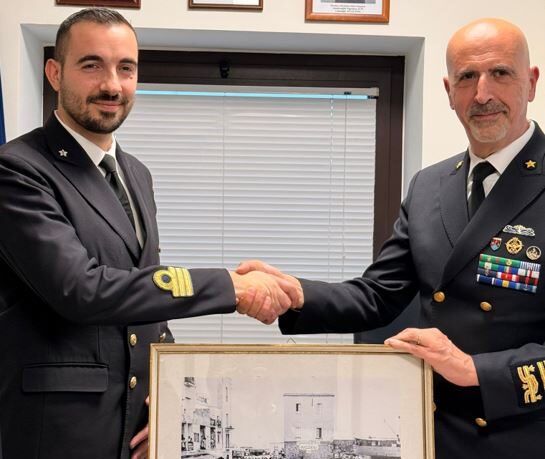 America’s Cup e porto di Pozzuoli: visita dell’Ammiraglio Giuseppe Aulicino
