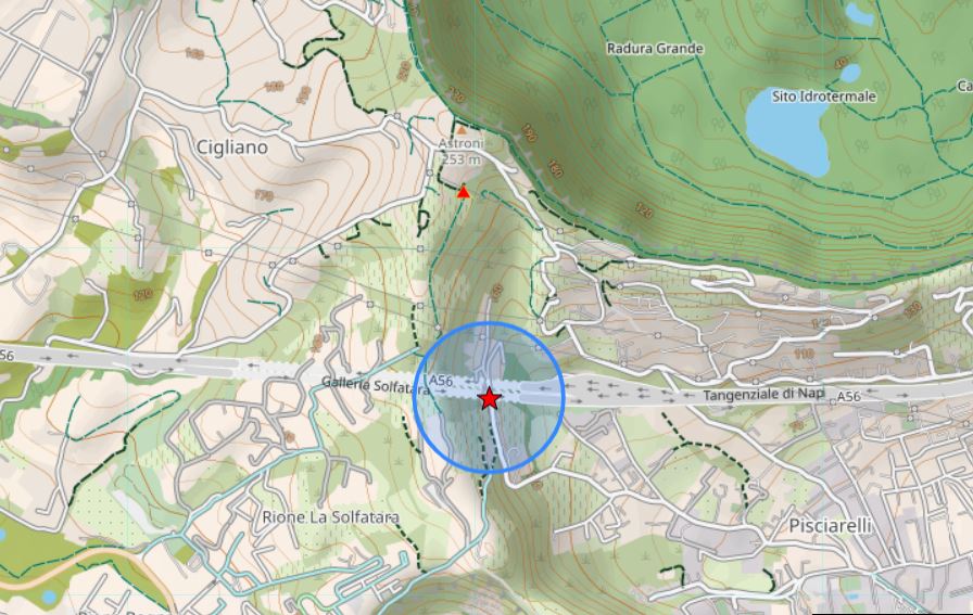 Forte sciame sismico a Pozzuoli: la scossa più forte di magnitudo 3.5