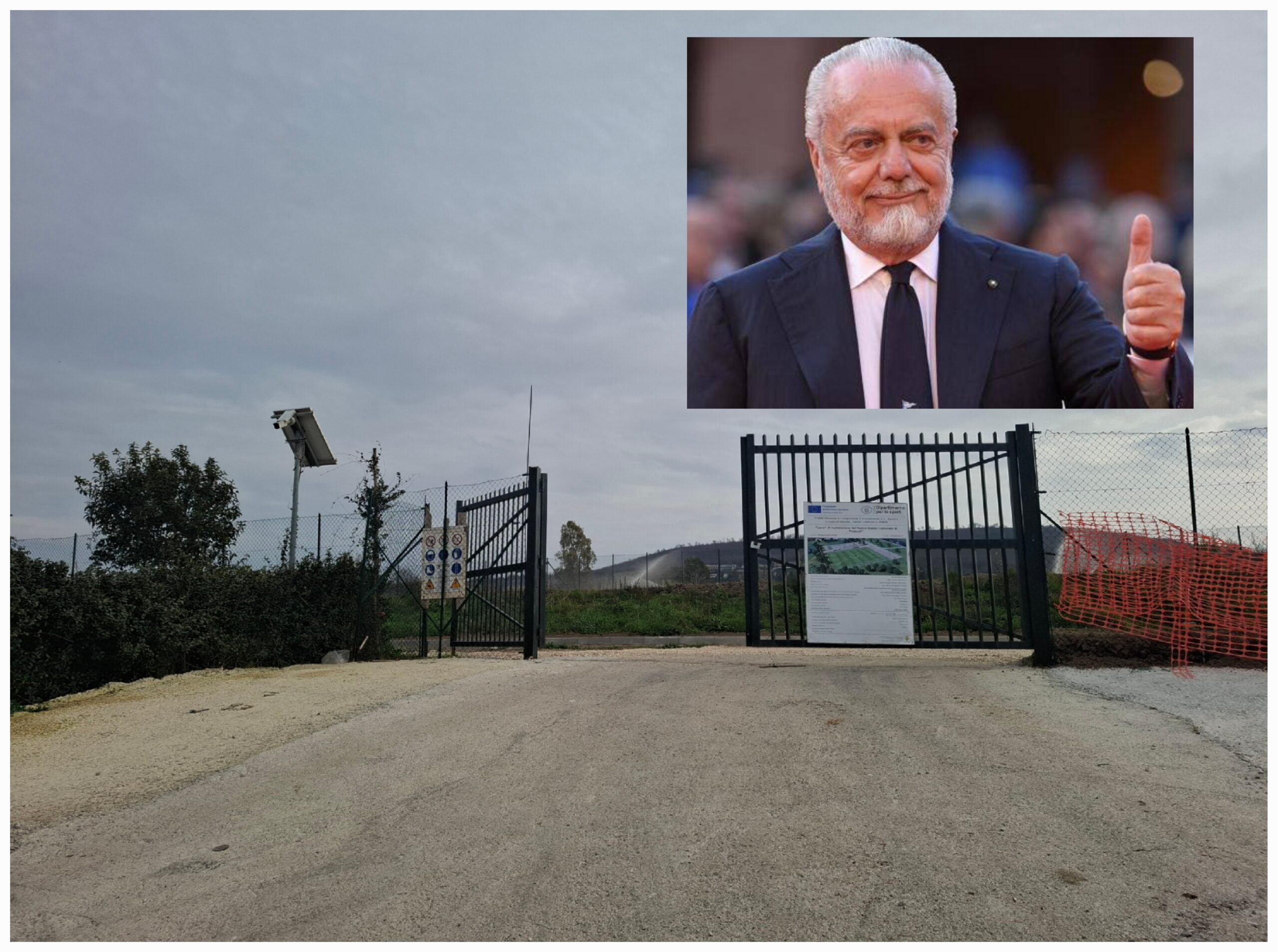 Dieci milioni al comune di Pozzuoli per il nuovo centro sportivo del Napoli, De Laurentis dice sì: nuova telefonata al sindaco