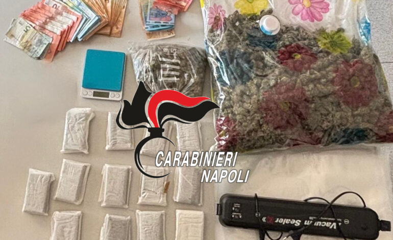 Quasi 3 chili di droga tra i detersivi: sequestrati anche 5mila euro