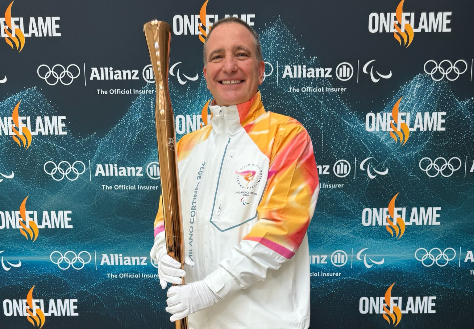 La torcia Olimpica arrivata a Napoli, tra i tedofori l’imprenditore puteolano Sergio Di Bonito