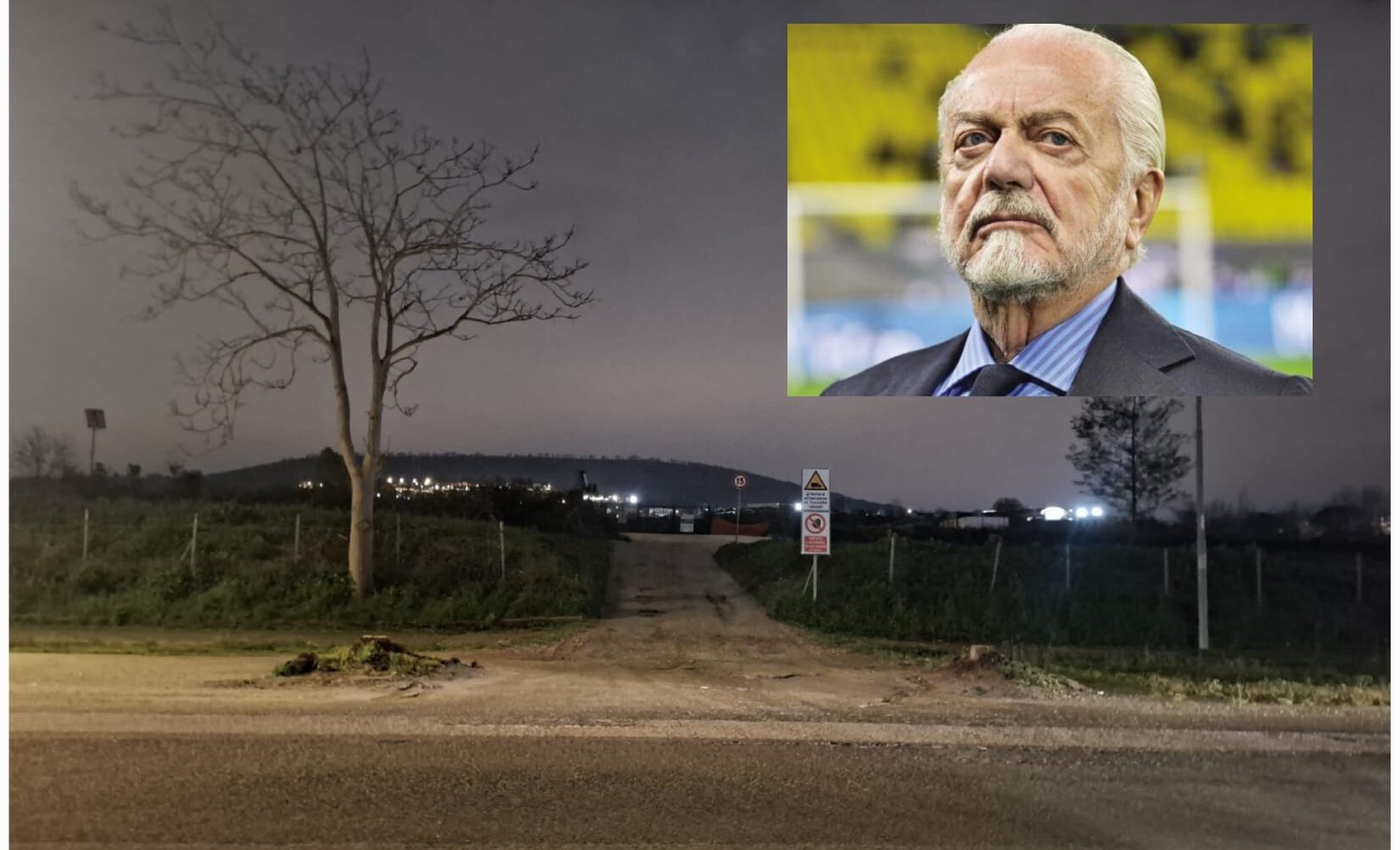 Il comune di Pozzuoli consegna a De Laurentis il report sui terreni per il nuovo centro sportivo