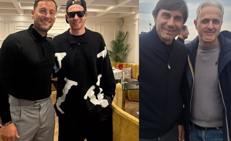 Parata di campioni a Pozzuoli: Antonio Conte e Kevin De Bruyne al “White Chill Out Lungomare” – LE FOTO