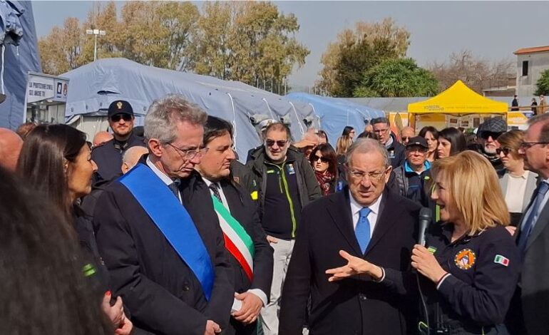 Protezione Civile, inaugurata l’Area di Ammassamento Mezzi e Soccorritori (AMS) di Bacoli