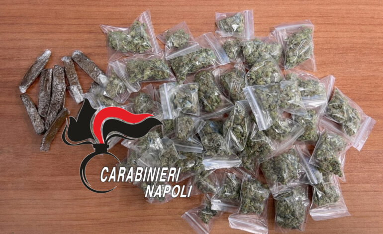 Alto impatto dei carabinieri a Pianura: due denunce e un arresto