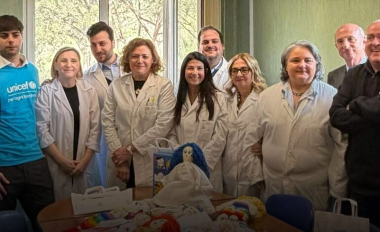 All’ospedale di Pozzuoli arriva il regalo sospeso UNICEF