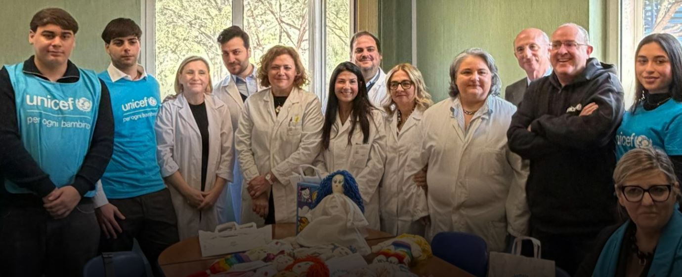 All’ospedale di Pozzuoli arriva il regalo sospeso UNICEF
