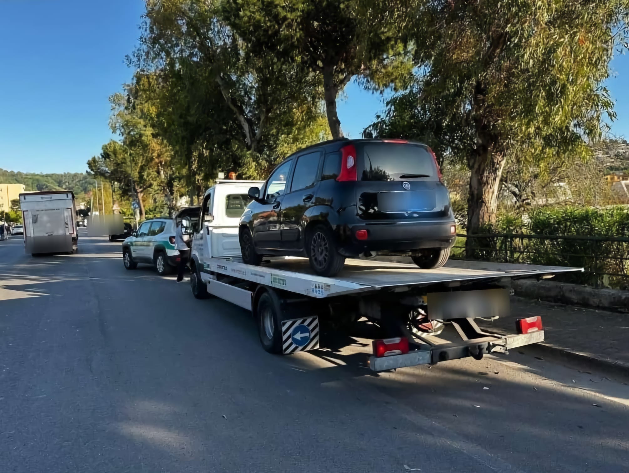 QUARTO/ Sequestrata auto con targa polacca