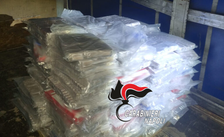 Maxi sequestro dei carabinieri: una tonnellata di droga trovata in un camion
