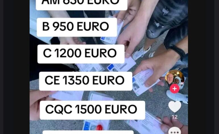 Patenti senza esami, la nuova truffa che viaggia sui social