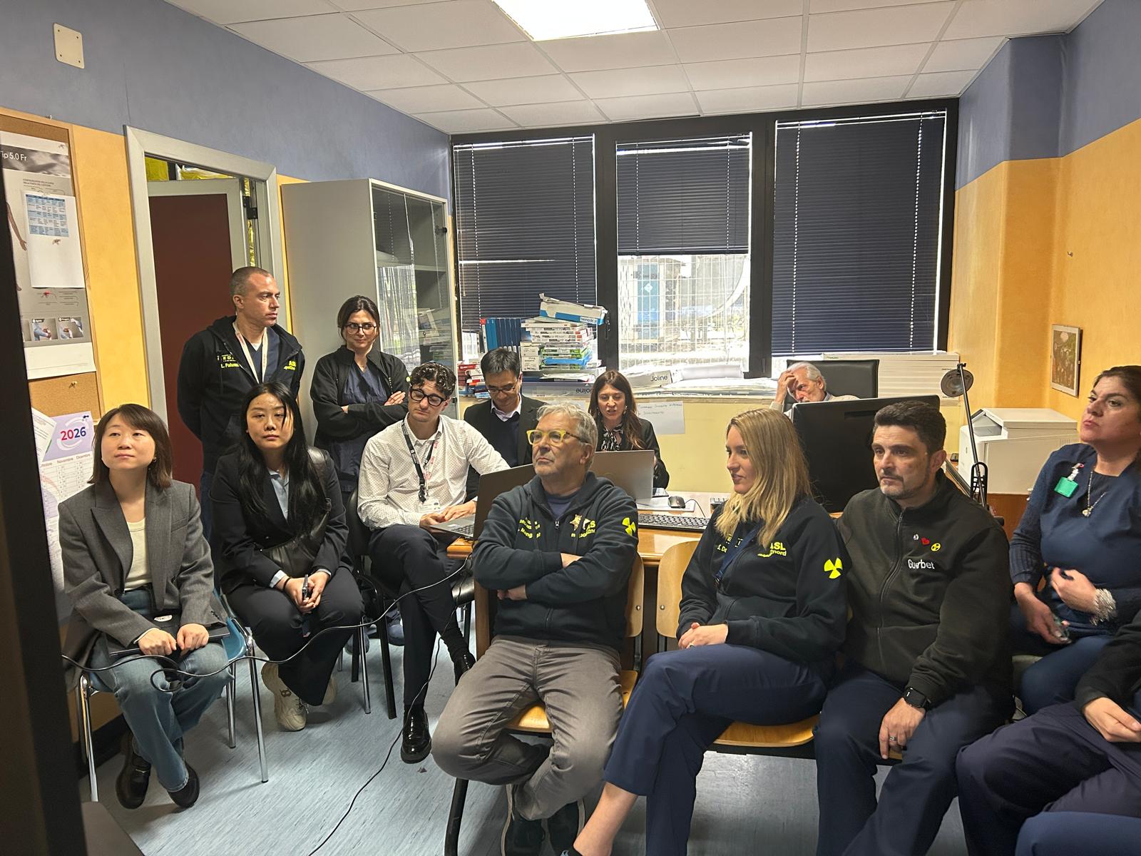 Delegazione cinese in visita al reparto di Radiologia dell’ospedale di Pozzuoli