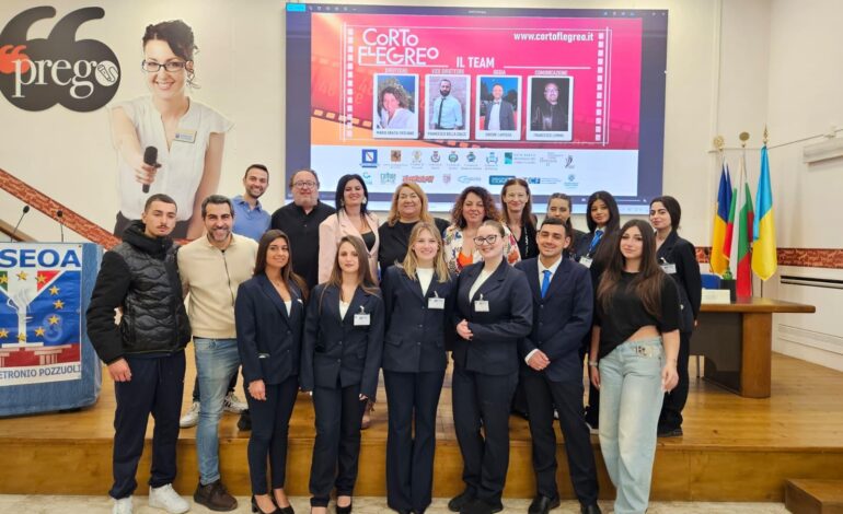 Cinema e territorio a Pozzuoli: studenti protagonisti all’IPSEOA Petronio, il Corto Flegreo premiato a Roma