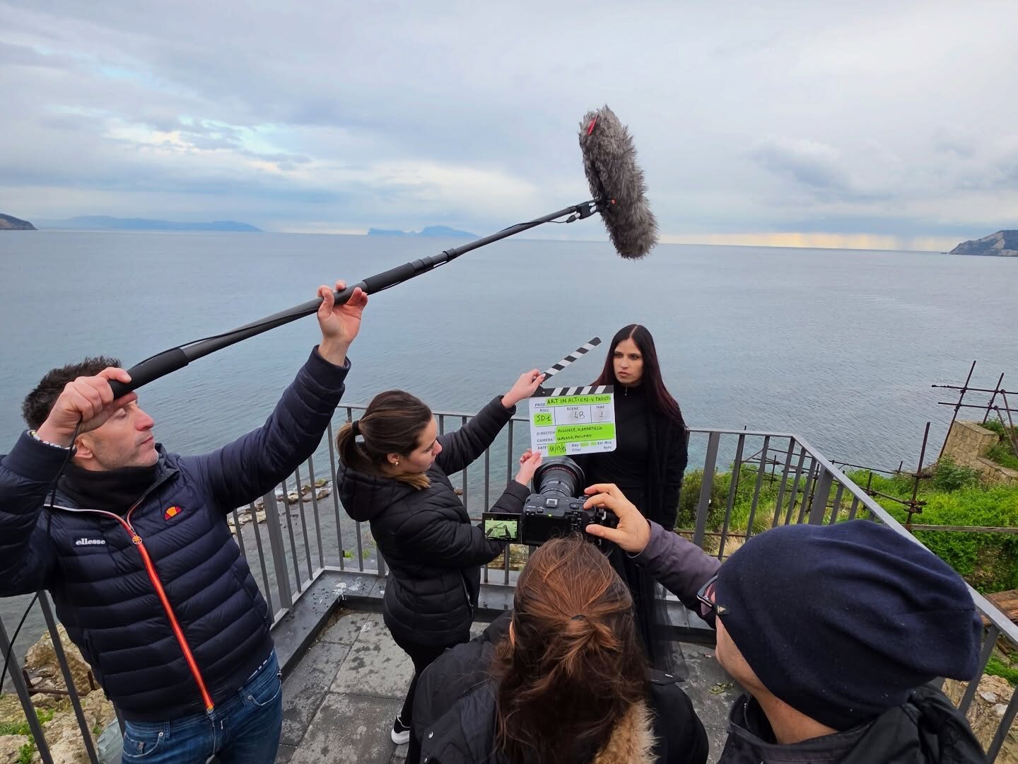 Il Rione Terra si trasforma in set cinematografico per gli studenti del Pareto di Pozzuoli