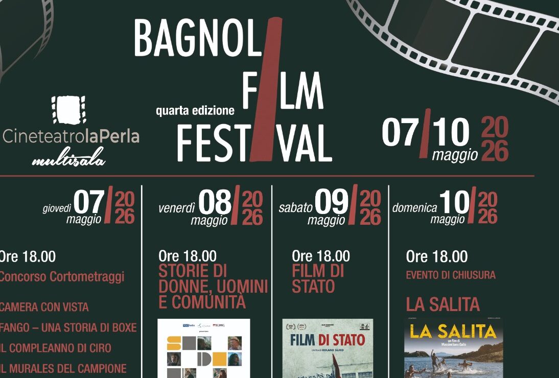 Bagnoli Film Festival 2026: quattro giorni di cinema tra impegno sociale e giovani talenti
