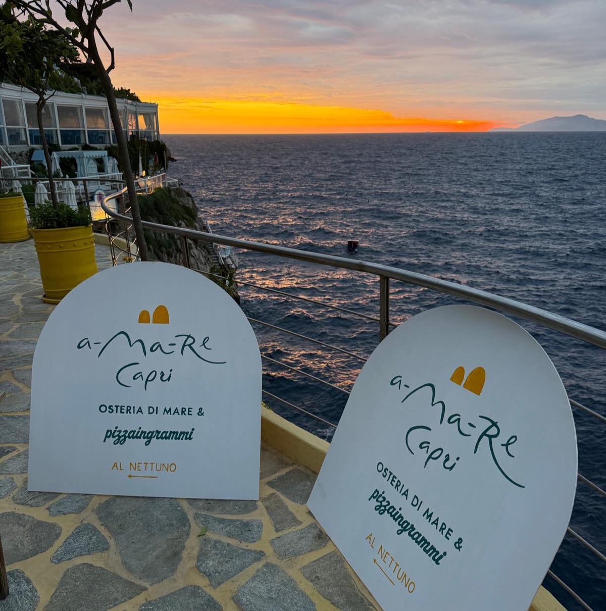 Jumeirah Capri Palace riapre a-Ma-Re Capri con la collaborazione di Pizzaingrammi