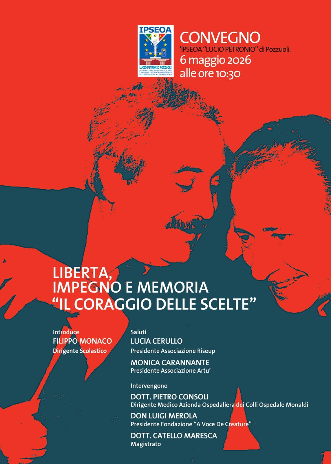 Libertà, impegno e memoria al Petronio di Pozzuoli