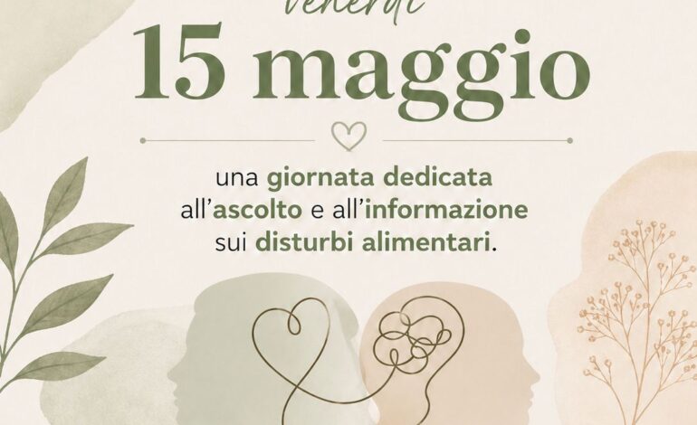 In scena a Pozzuoli una giornata dedicata all’ascolto e all’informazione sui disturbi alimentari