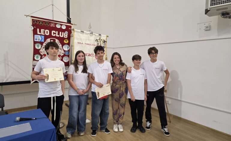 Studenti della Pergolesi di Pozzuoli premiati al Certamen Pueri di Nola