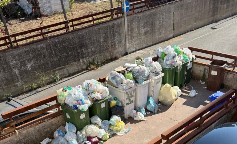 Rifiuti non raccolti da una settimana: scempio a Pozzuoli