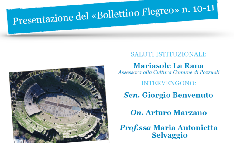 A Pozzuoli la presentazione del primo doppio numero del “Bollettino Flegreo”