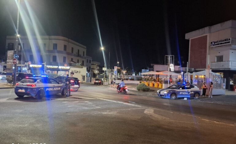 Controlli della Polizia ad Arco Felice: 64 persone identificate e raffica di sanzioni