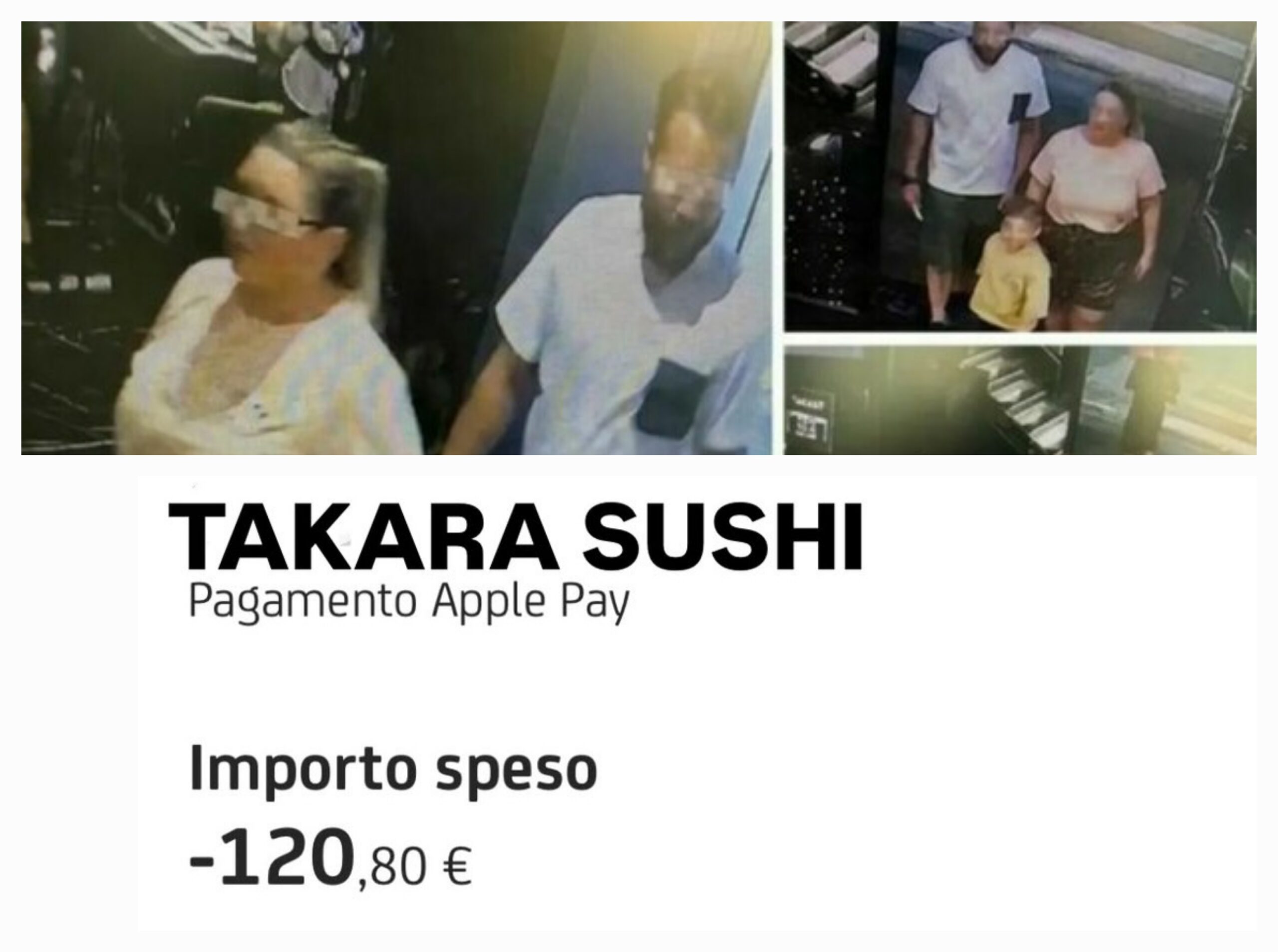 QUARTO/ La famiglia accusata da Takara Sushi «Abbiamo pagato, ecco la prova»