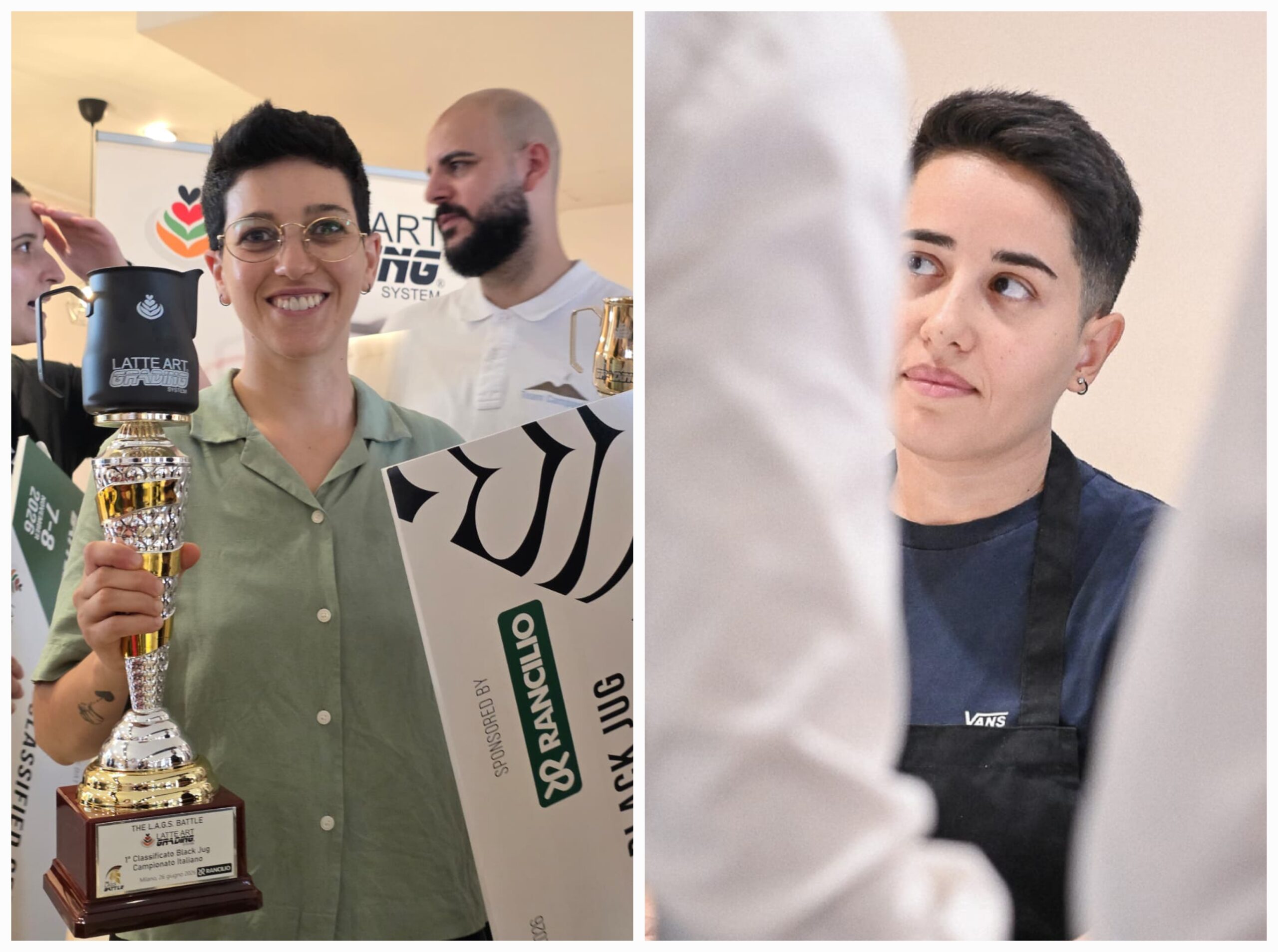 Latte Art, il record di Carmela e Rosa le due campionesse di Pozzuoli