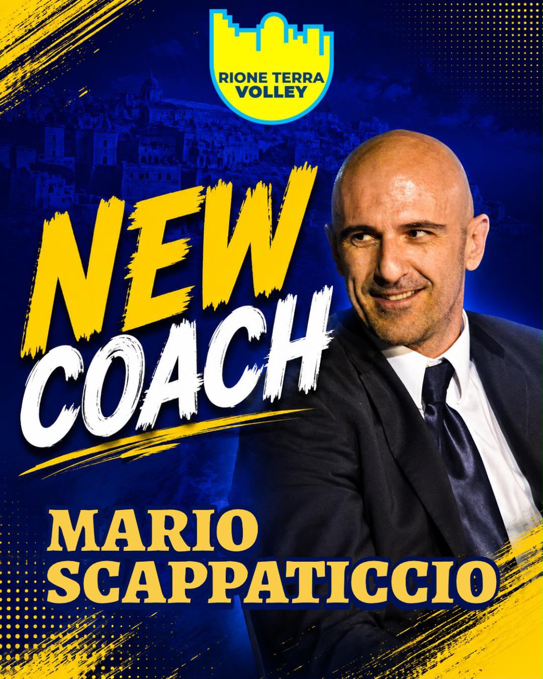 Scappaticcio nuovo coach del Rione Terra Volley “Identità e appartenenza alla città di Pozzuoli”